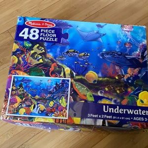 Underwater Puzzle 48 piece Melissa and Doug 3’x2’